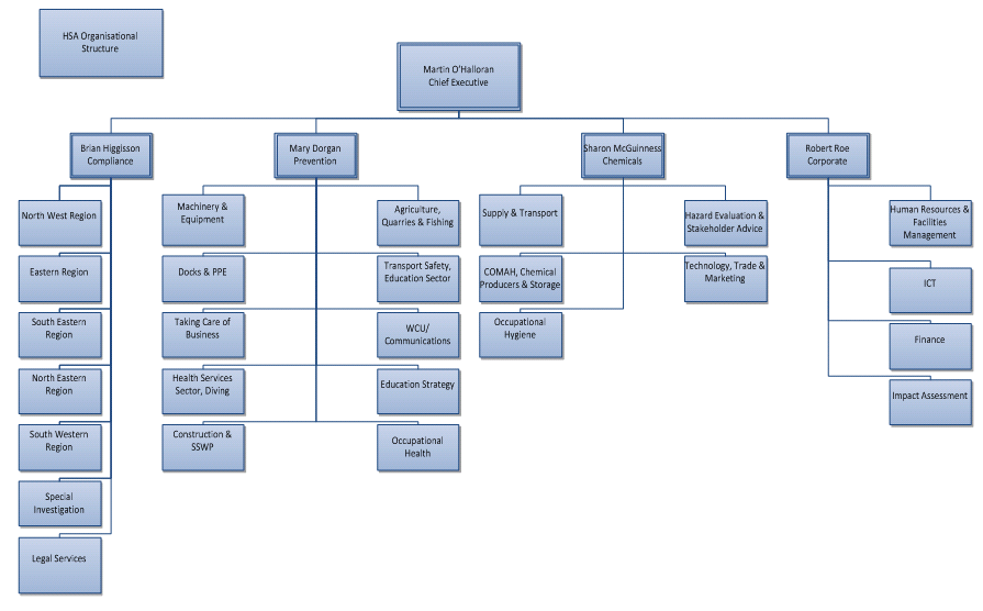 HSA Organisational Structure Image
